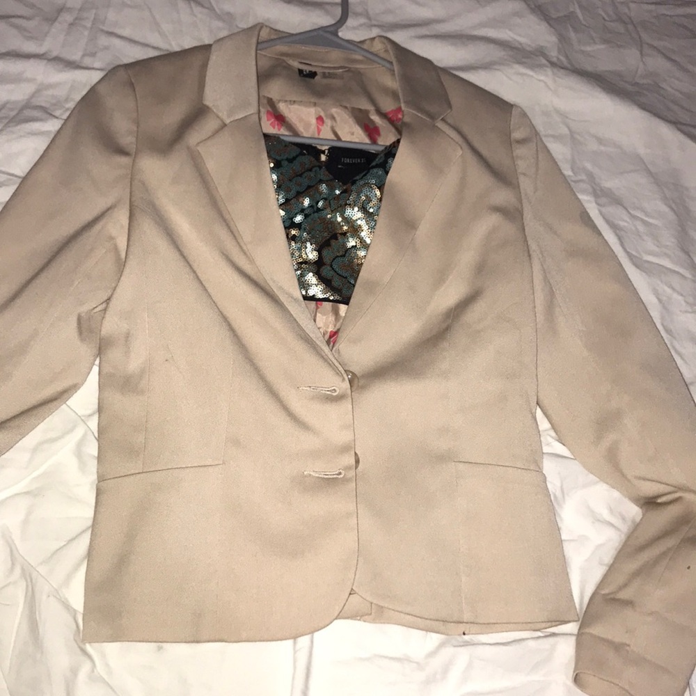 Tan Dressy Blazer/6